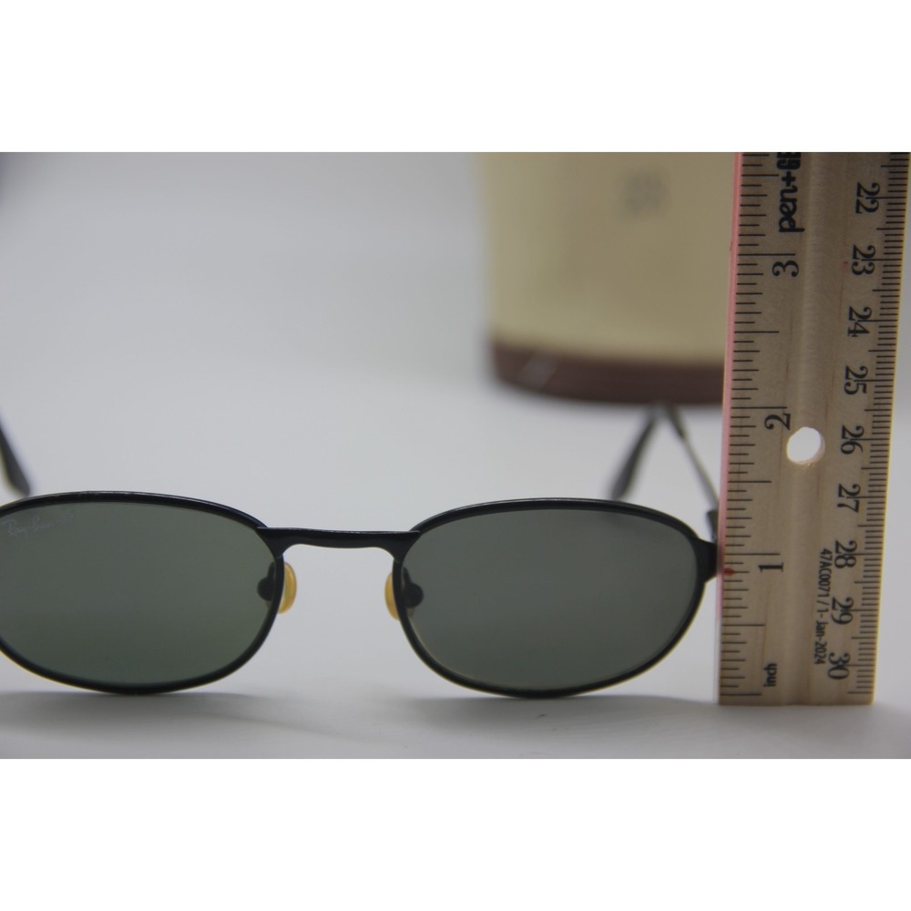 VINTAGE RAY BAN HIGHSTREET RB3003 W3079 SLEEK BLACK POLARIZED SUNGLASSES ITALY - Picture 10 of 13
